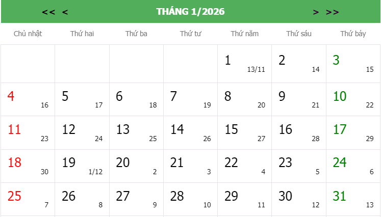  Foto zu LỊCH NĂM - Lịch âm, lịch âm dương, lịch vạn niên các năm 