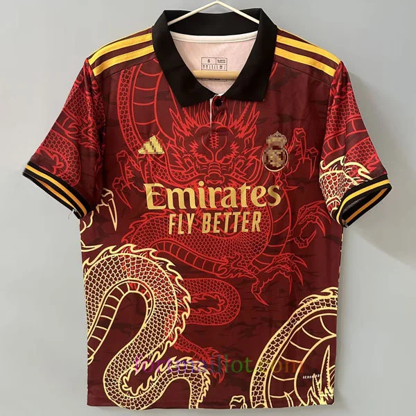 Maillot Real Madrid 2024/25 Dragon Edition Spéciale Rouge - Fort Maillot Bildidee 